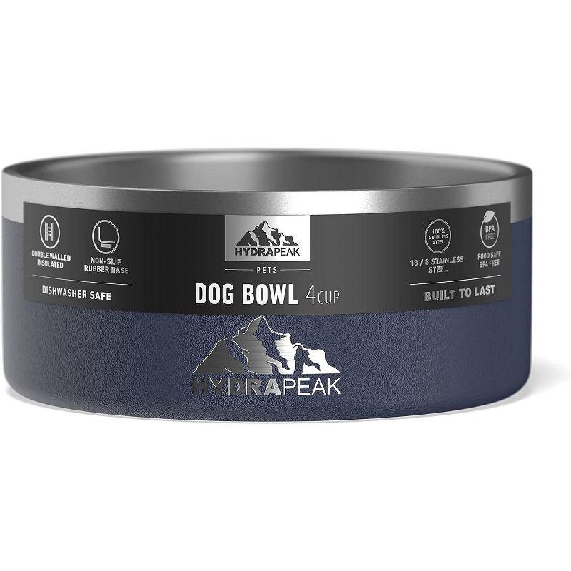 Hydrapeak Non Slip Stainless Steel Dog Bowl