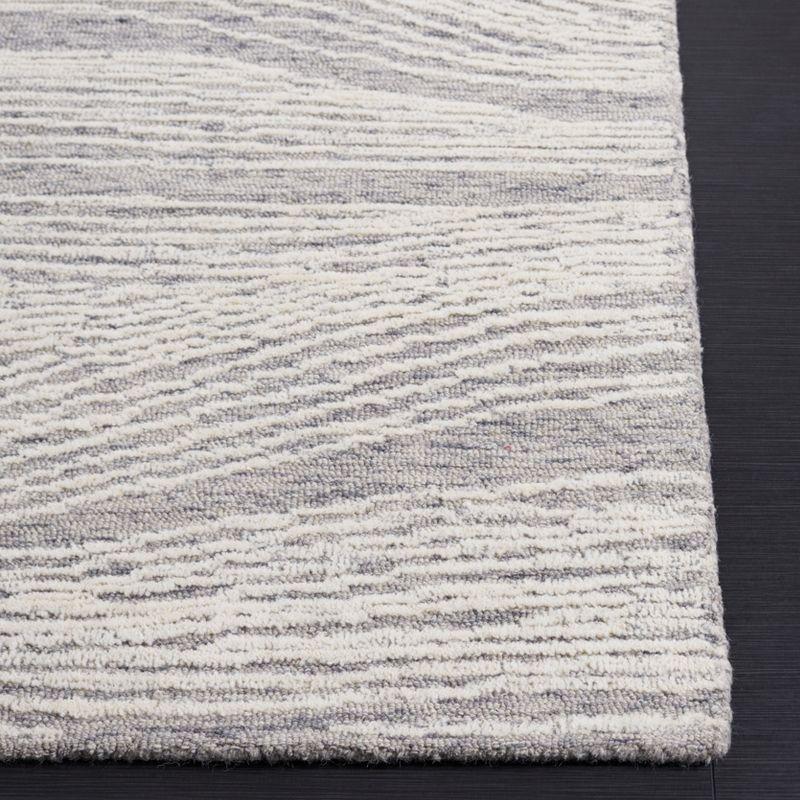 Metro MET995 Hand Tufted Indoor Area Rug - Grey/Ivory - 6'x6' - Safavieh