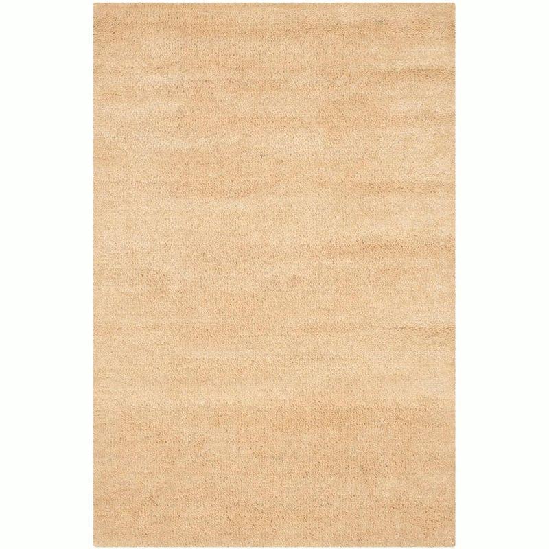 Beige Hand Tufted Wool Area Rug 2' x 3'