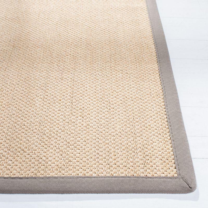 Natural Fiber NF141 Power Loomed Indoor Accent Rug - Maize/Brown - 2'x3' - Safavieh.