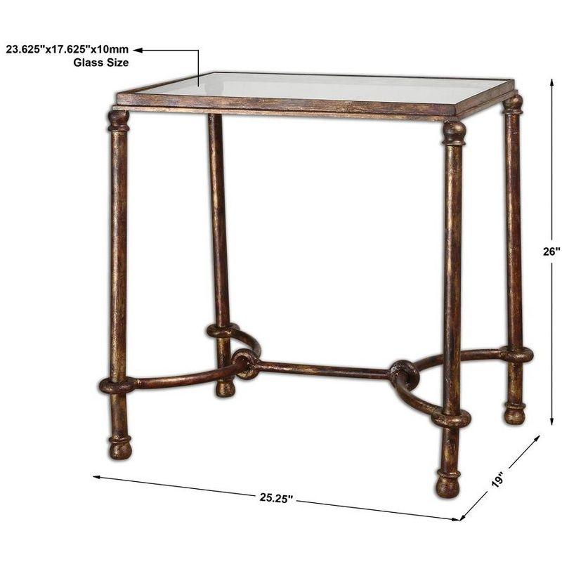 Uttermost Warring Iron End Table