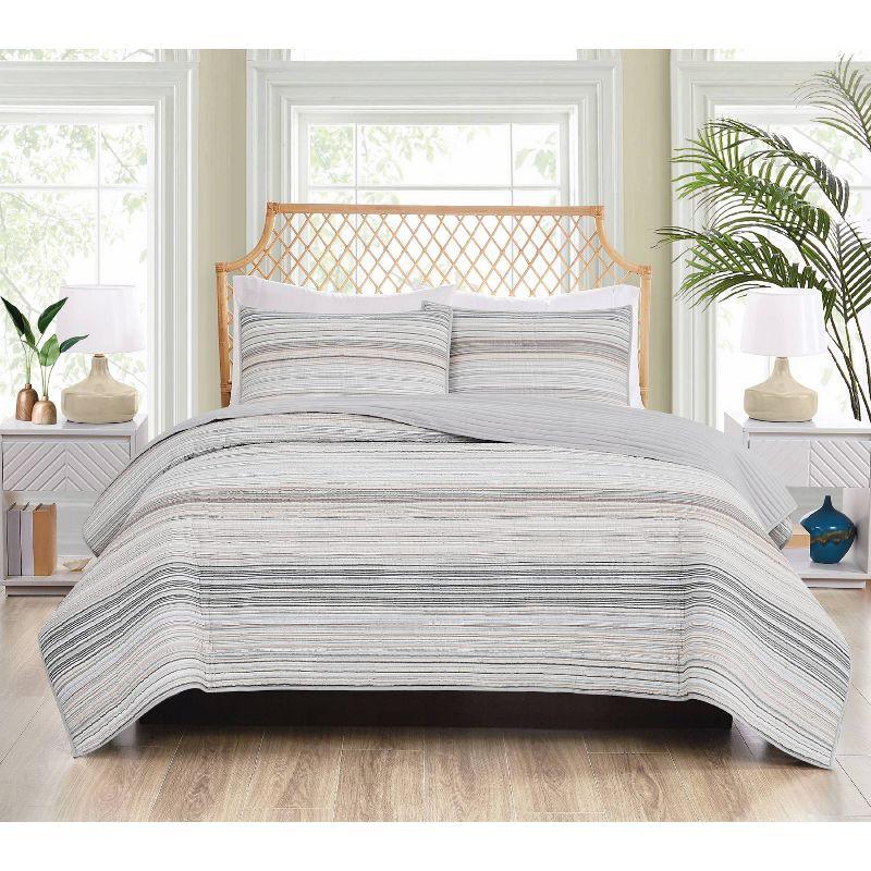 Oceanfront Resort Navarre Yarn Dye Stripe Quilt Set