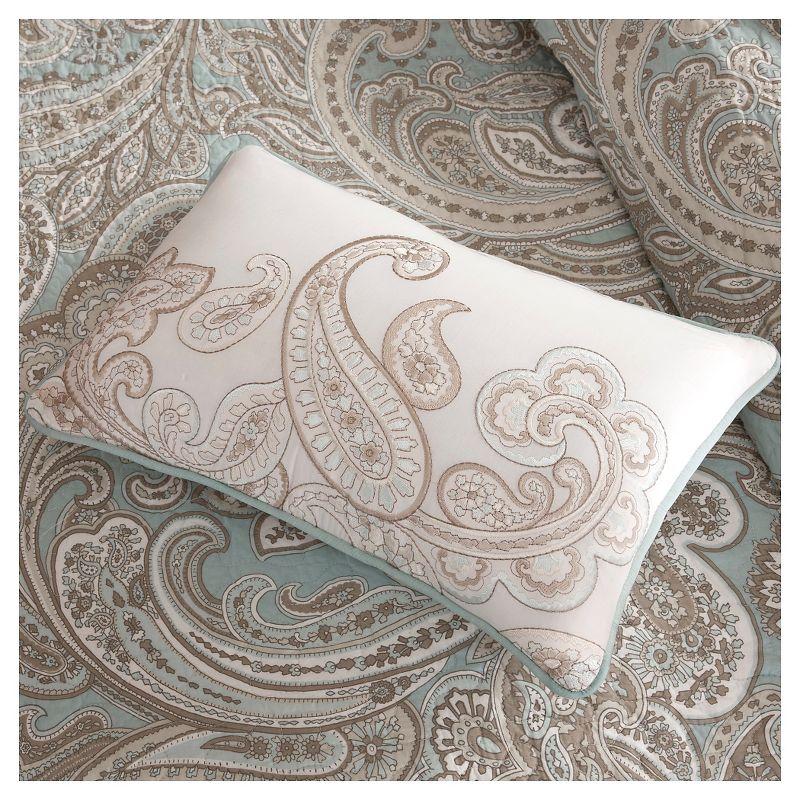 Dierdre Paisley Cotton Coverlet Set - 4-Piece