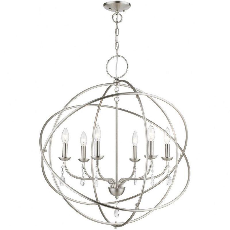 Livex Lighting Aria 6 - Light Pendant in  Brushed Nickel