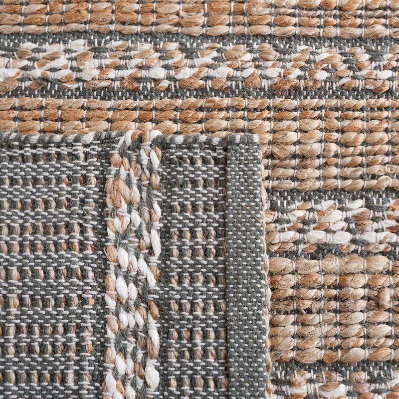 Natural Fiber NFB655 Power Loomed Area Rug - Olive/Natural - 3'x5' - Safavieh.