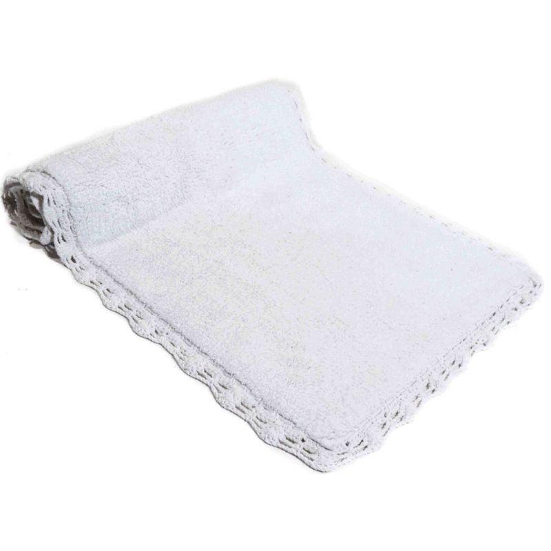 Crochet Bath Rug Runner White(22"X60") - Chesapeake Merch Inc.