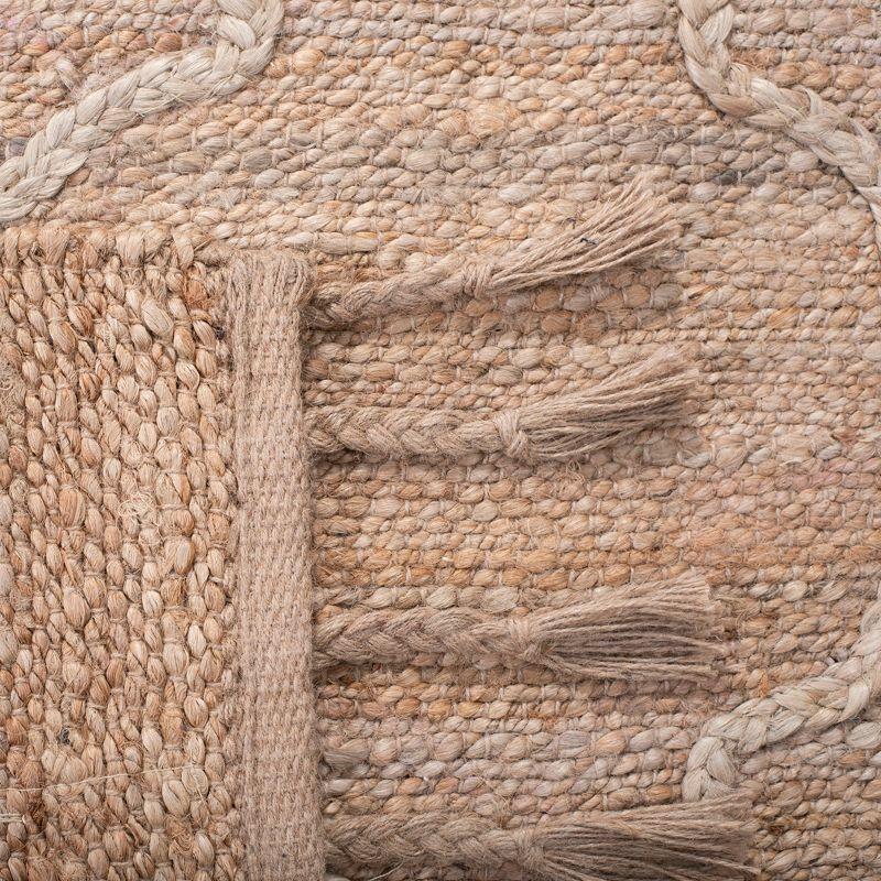 Natural Fiber NF106 Hand Woven Area Rug - Natural - 4'x4' - Safavieh..