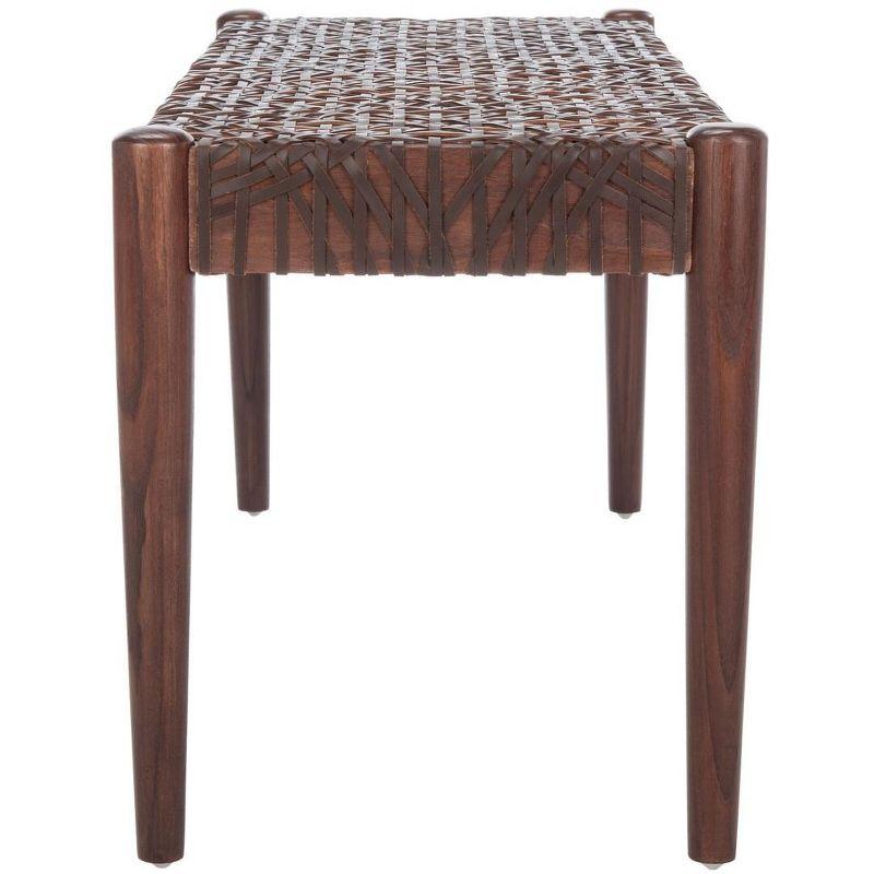 Kazbah 47" Genuine Leather Bench
