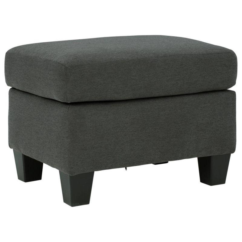 Bayonne Ottoman Charcoal - Signature Design by Ashley