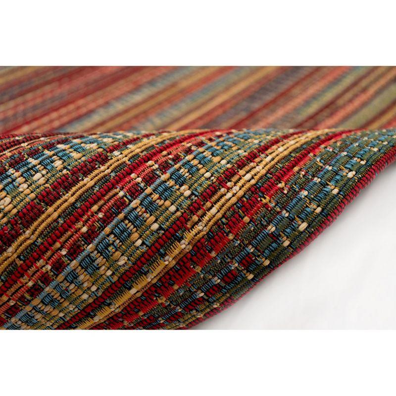 Liora Manne Marina Stripes Indoor/Outdoor Rug Saffron 3'3" x 4'11"