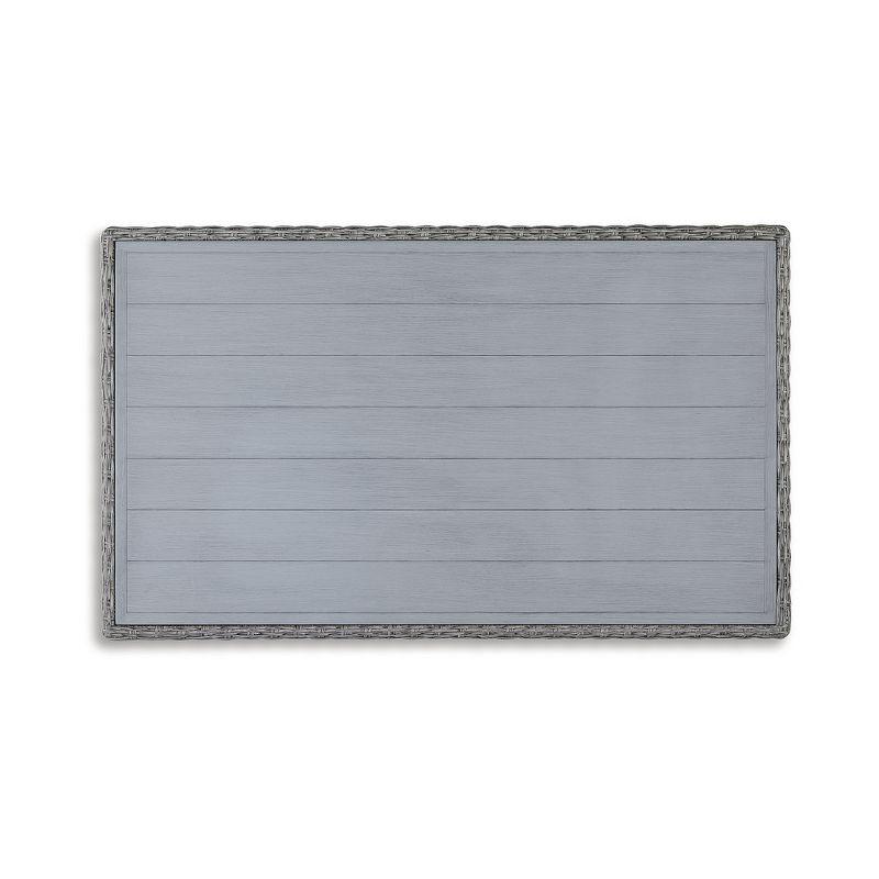 Signature Design by Ashley Casual Naples Beach Outdoor Multi-use Table Light Gray