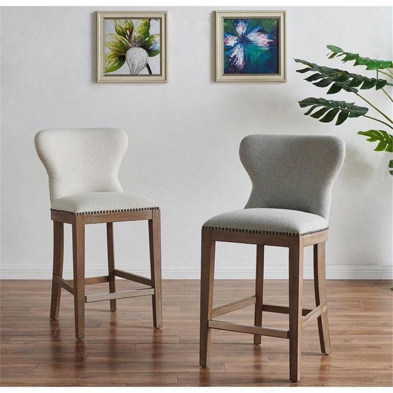 New Pacific Direct Dorsey Fabric Counter Stool