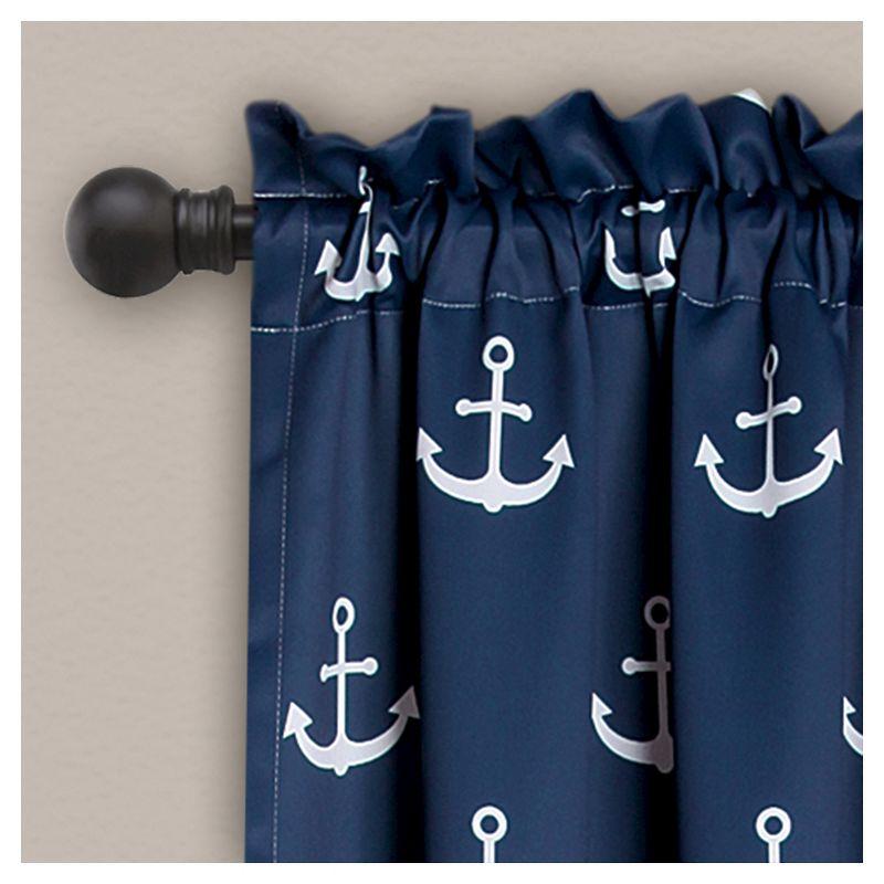 Anchor Polyester Room Darkening Curtain Pair