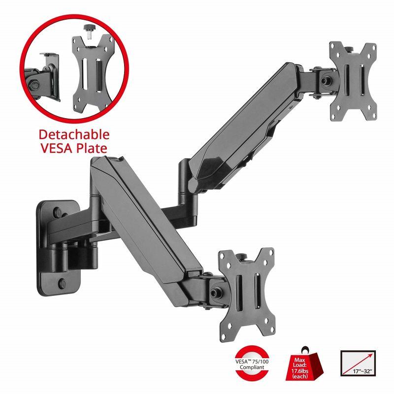 SIIG CE-MT2M12-S1 Mounting Arm for 32" Monitor - Black