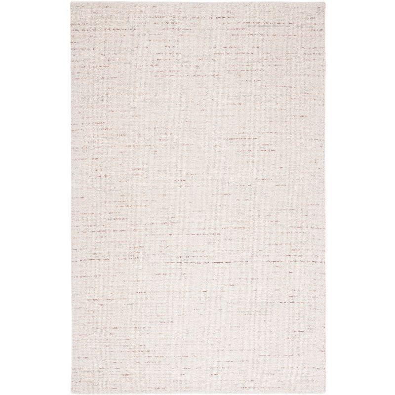 Abstract ABT468 Handmade Indoor Area Rug - Ivory/Brown - 4'x6' - Safavieh
