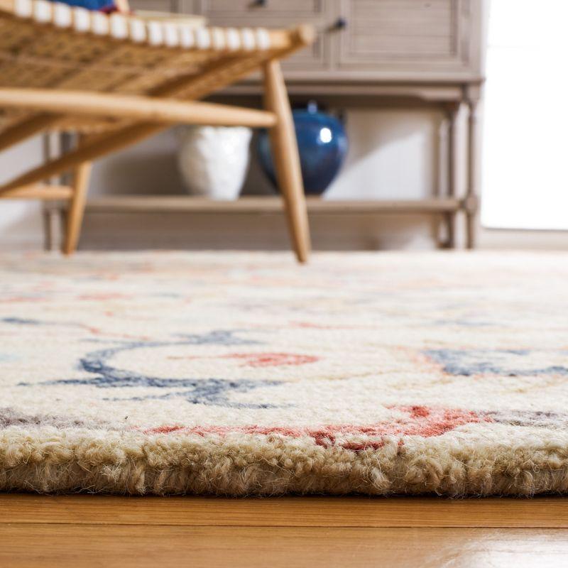 Metro MET354 Hand Tufted Indoor Area Rug - Beige/Rust - 8'x10' - Safavieh
