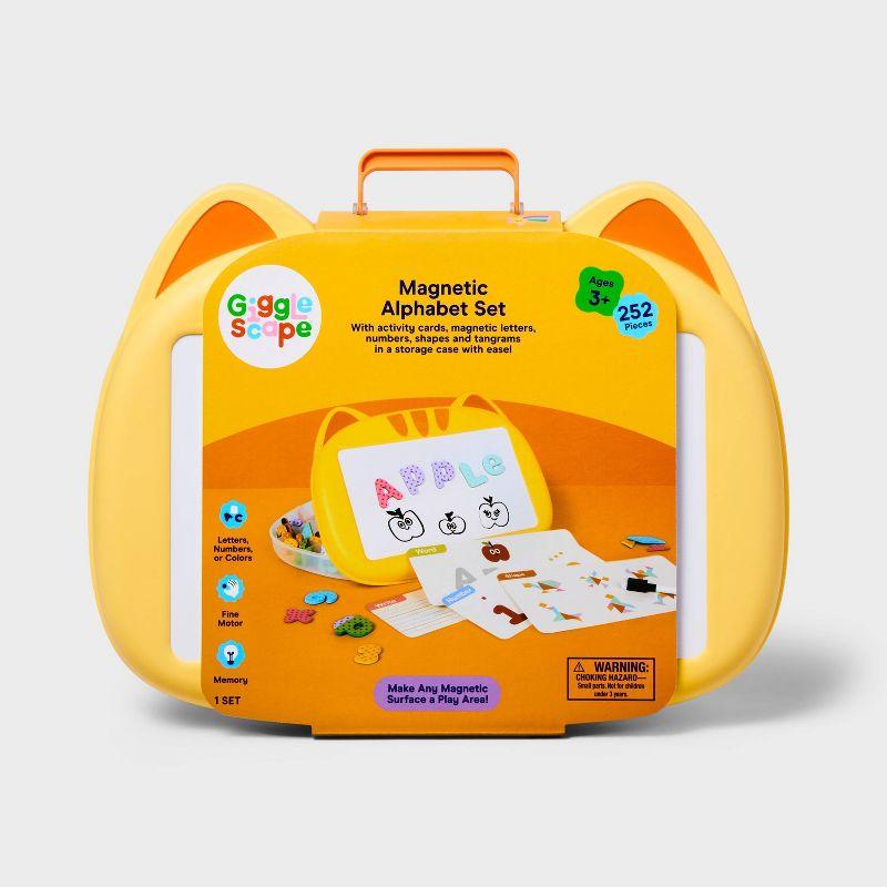 Magnetic Alphabet Set - 252pc - Gigglescape™: Educational Magnetic Letters for Toddlers, Alphabet Magnets, Ages 3+