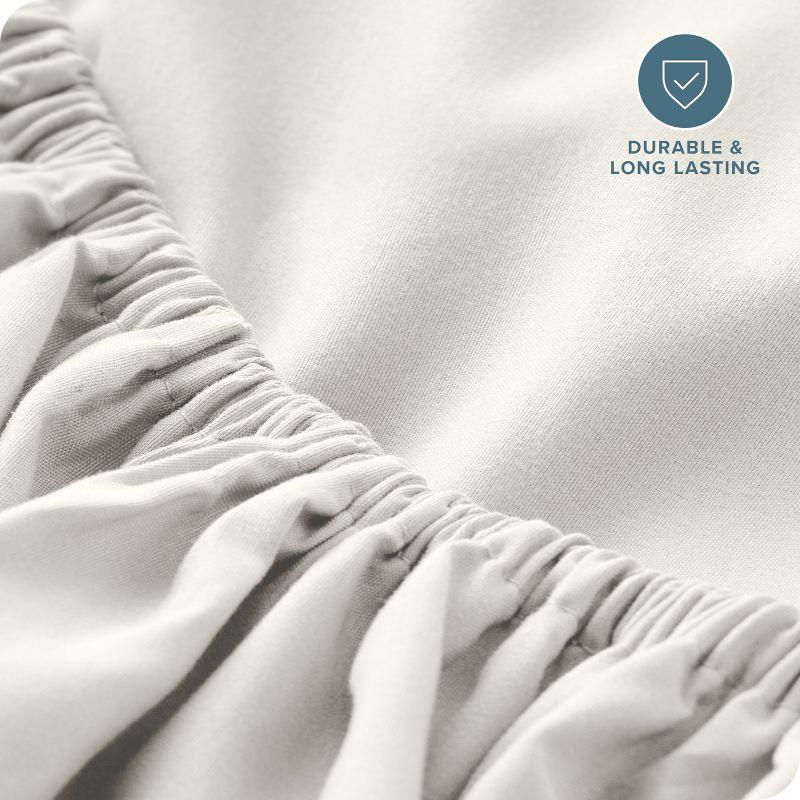Bare Home Microfiber Fitted Sheet
