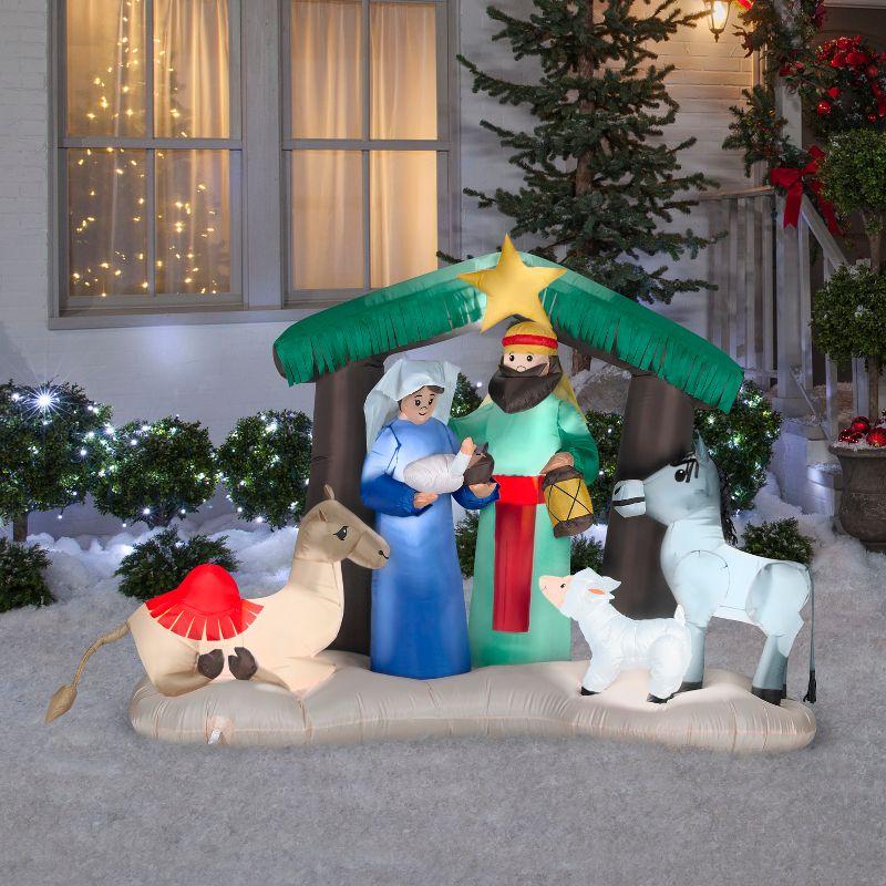 Gemmy Industries Christmas Inflatable Nativity Scene