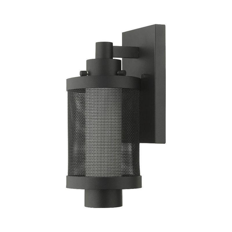 Livex Lighting Nottingham 1 - Light Wall Light in  Textured Black