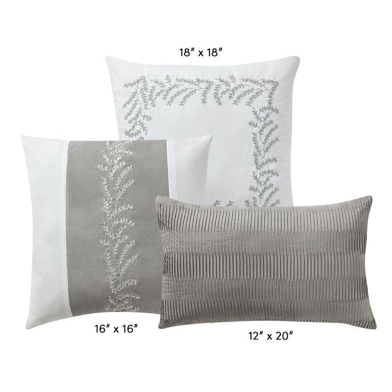 Sweet Home Collection Salerno 7 Piece Faux Suede Elegant Bedding Set By Sweet Home Collection