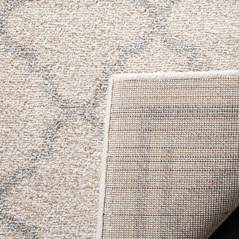 Amherst AMT422 Power Loomed Indoor Runner Rug - Beige/Light Grey - 2'3"x11' - Safavieh