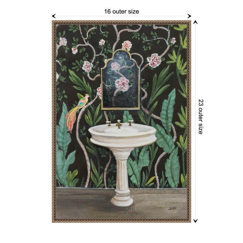 Amanti Art Botanical Bath I by Julia Purinton Canvas Wall Art Print Framed 16 x 23-in.