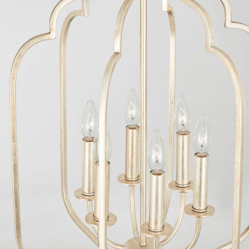 Capital Lighting Ophelia 6 - Light Chandelier in  Winter Gold