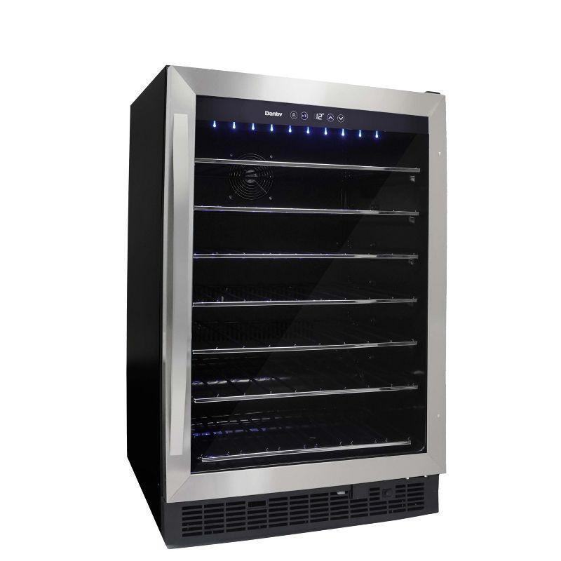 Danby Danby Single Zone 23.8'' Built-In 60 Bottle Wine Refrigerator with Reversible Door