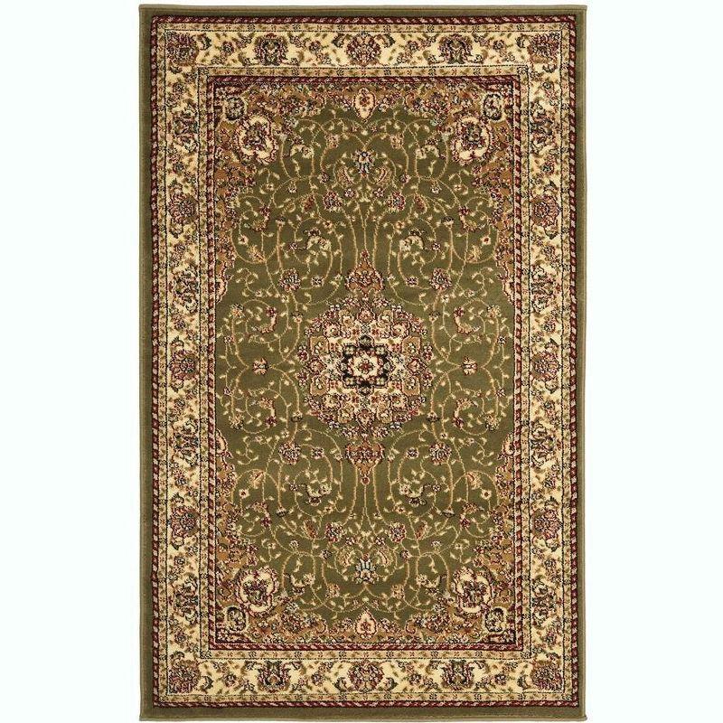 Lyndhurst LNH329 Power Loomed Area Rug - Sage/Ivory - 5'3"x7'6" - Safavieh.