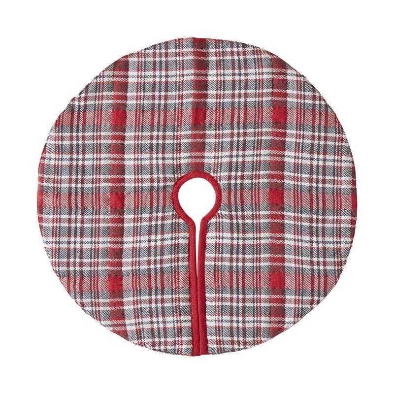 VHC Brands Plaid Cotton Tree Skirt