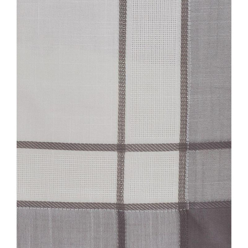 Saro Lifestyle Casual Table Runner With Banded Border Design