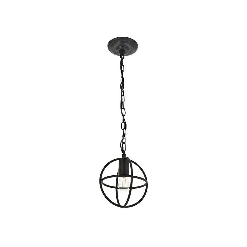 Elegant Lighting Octavia 1 light dark brown Pendant