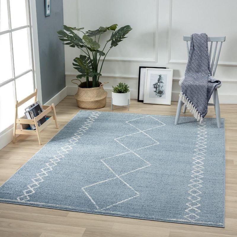 Luxe Weavers Moroccan Geometric Area Rug