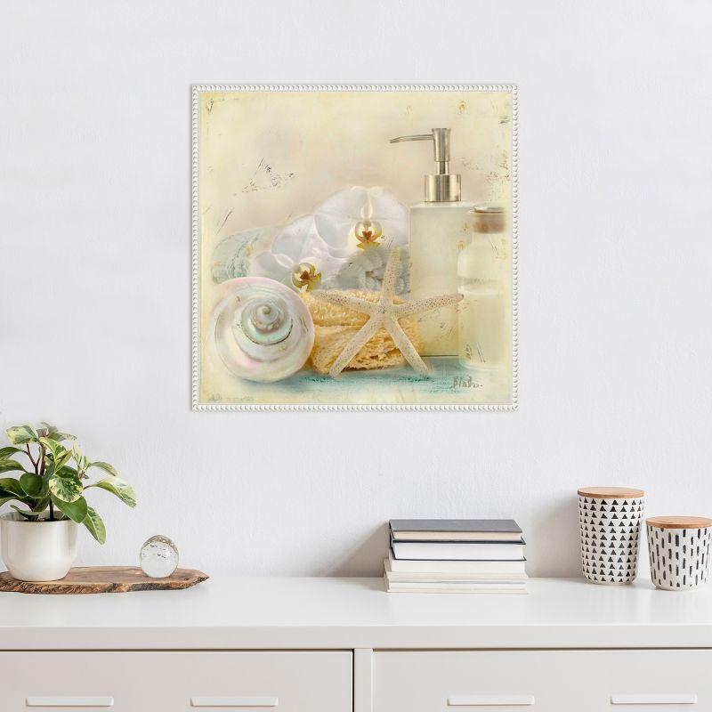 Amanti Art Silver Bath II by Patricia Pinto Framed Canvas Wall Art