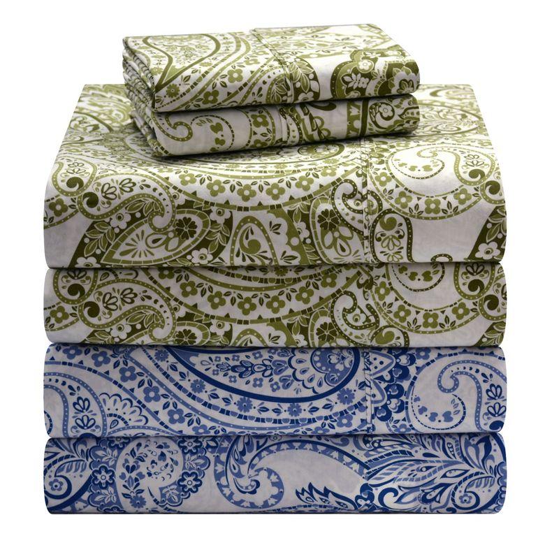 Boho Percale Paisley Sheet Set