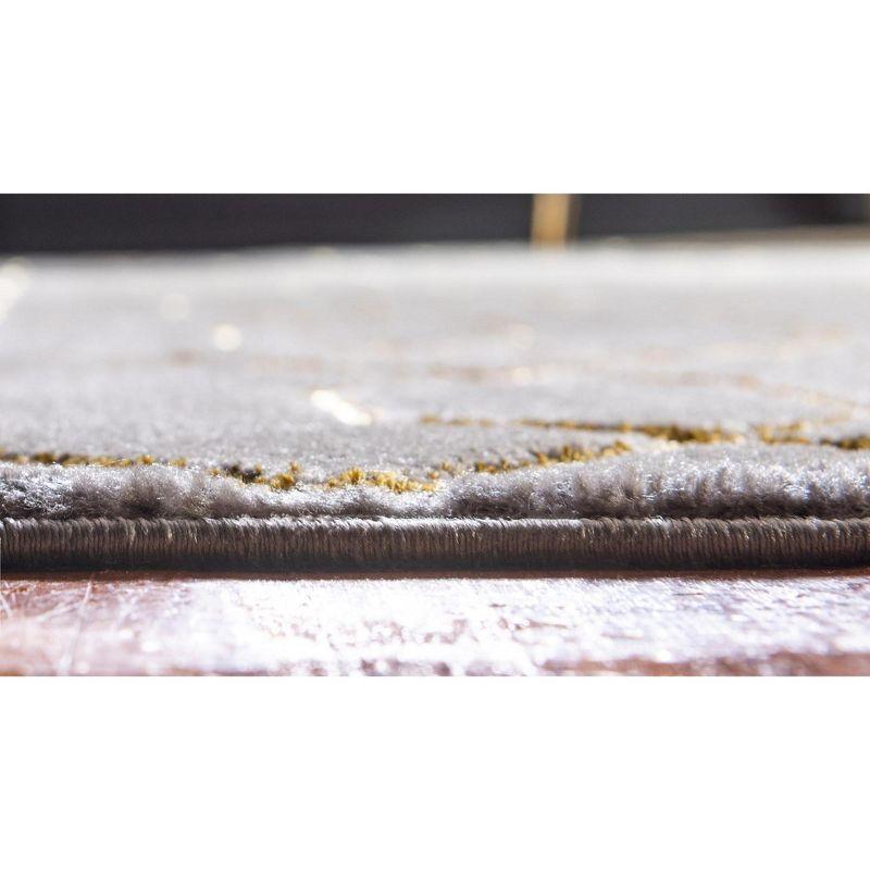Glam Gray/Gold Area Rug