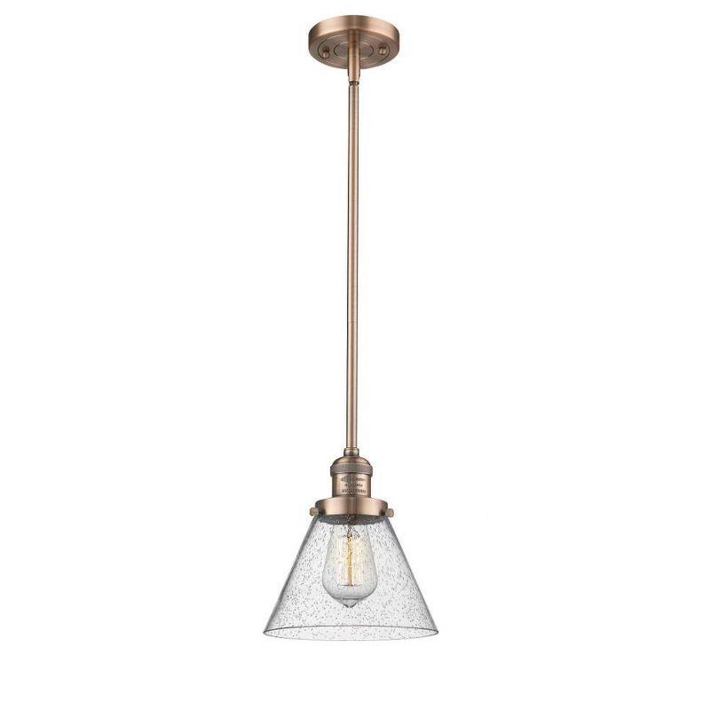 Innovations Lighting Cone 1 - Light Pendant in  Antique Copper