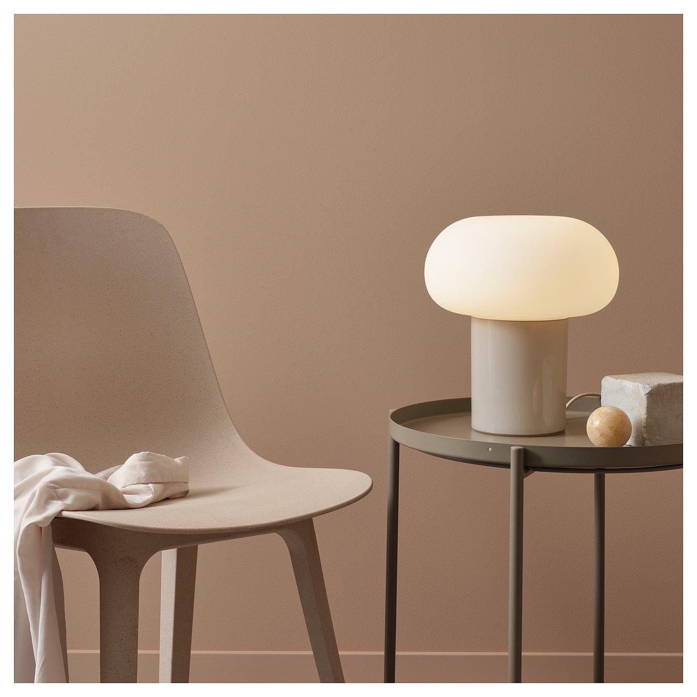 DEJSA Table lamp - beige/opal glass 11 "
