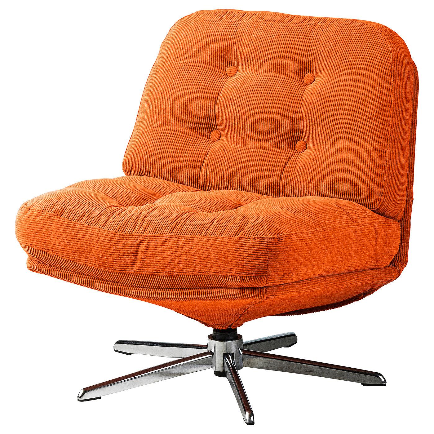 DYVLINGE Swivel chair - Kelinge orange