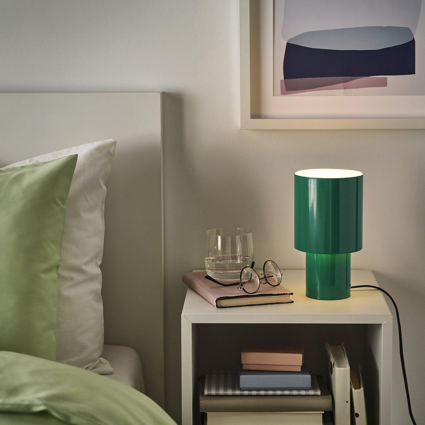 SPETSBOJ Table lamp - dimmable/green 9 "