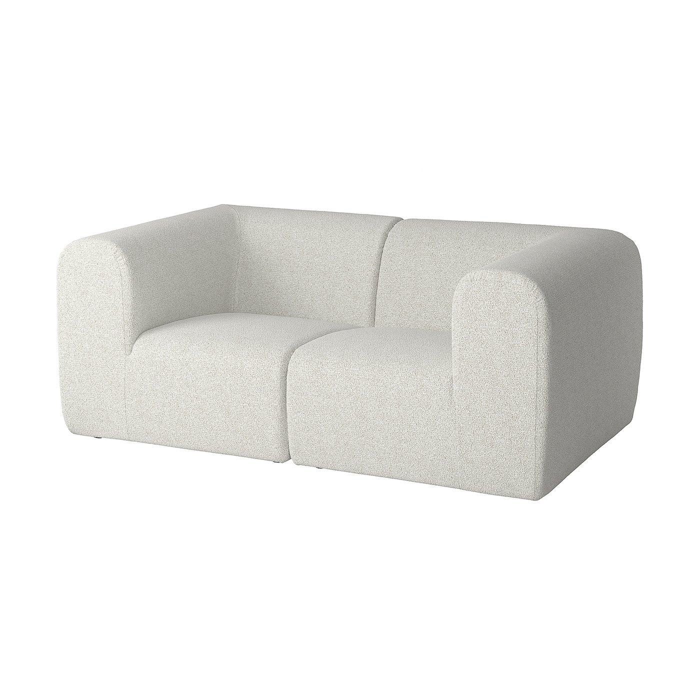 STOCKHOLM 2025 Loveseat - Djurmo gray/white