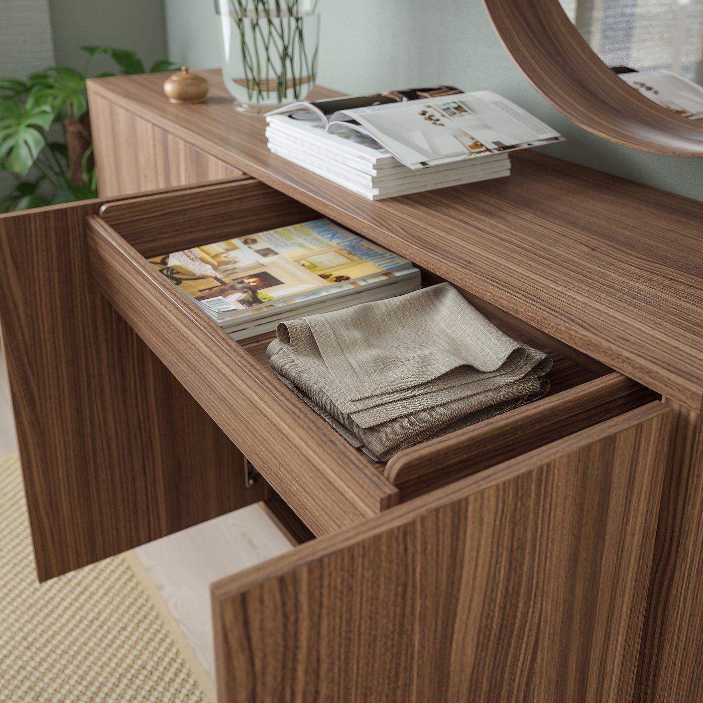 STOCKHOLM Sideboard - walnut veneer 63x31 7/8 "