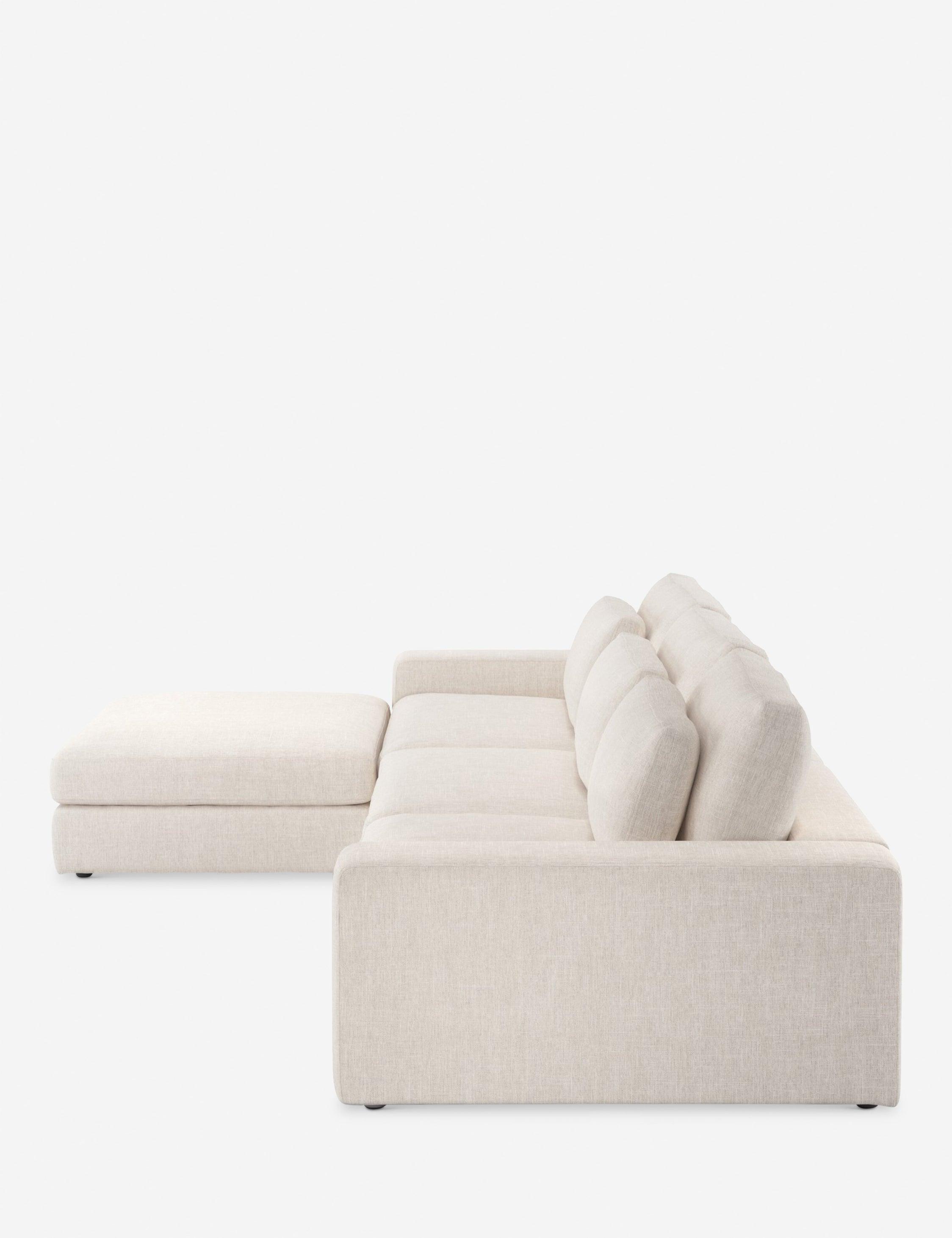 Cresswell Sectional Sofa - Off White