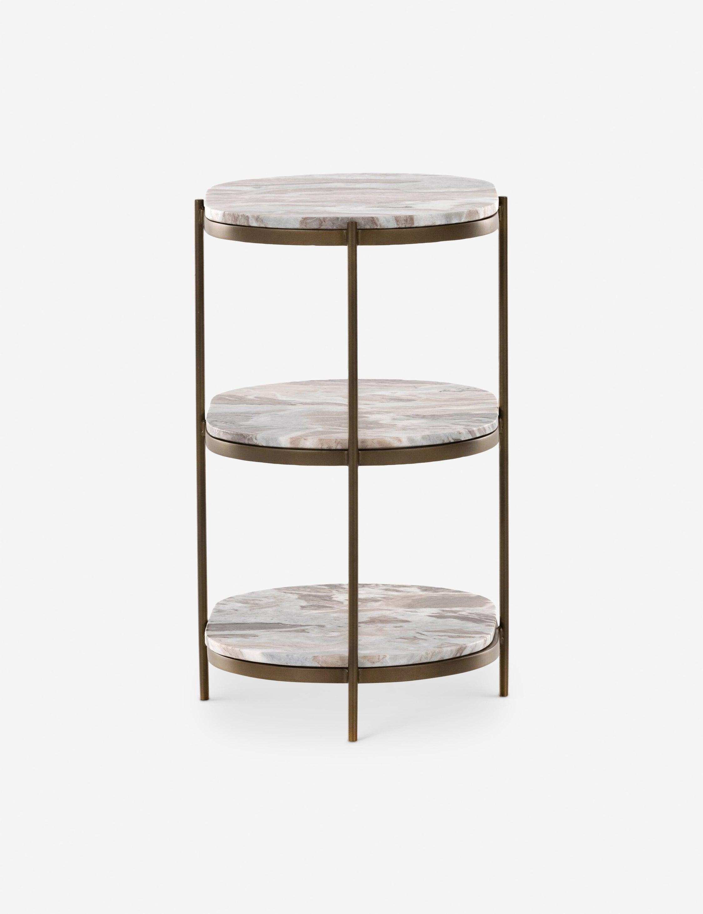 Kayleigh Nightstand - Canyon Marble