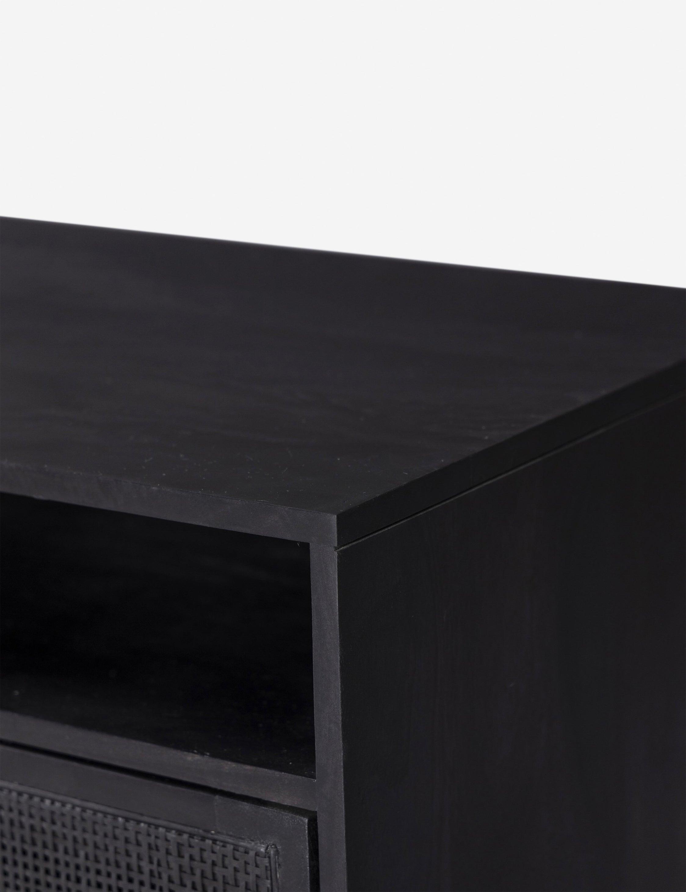 Hannah Media Console - Black and Black