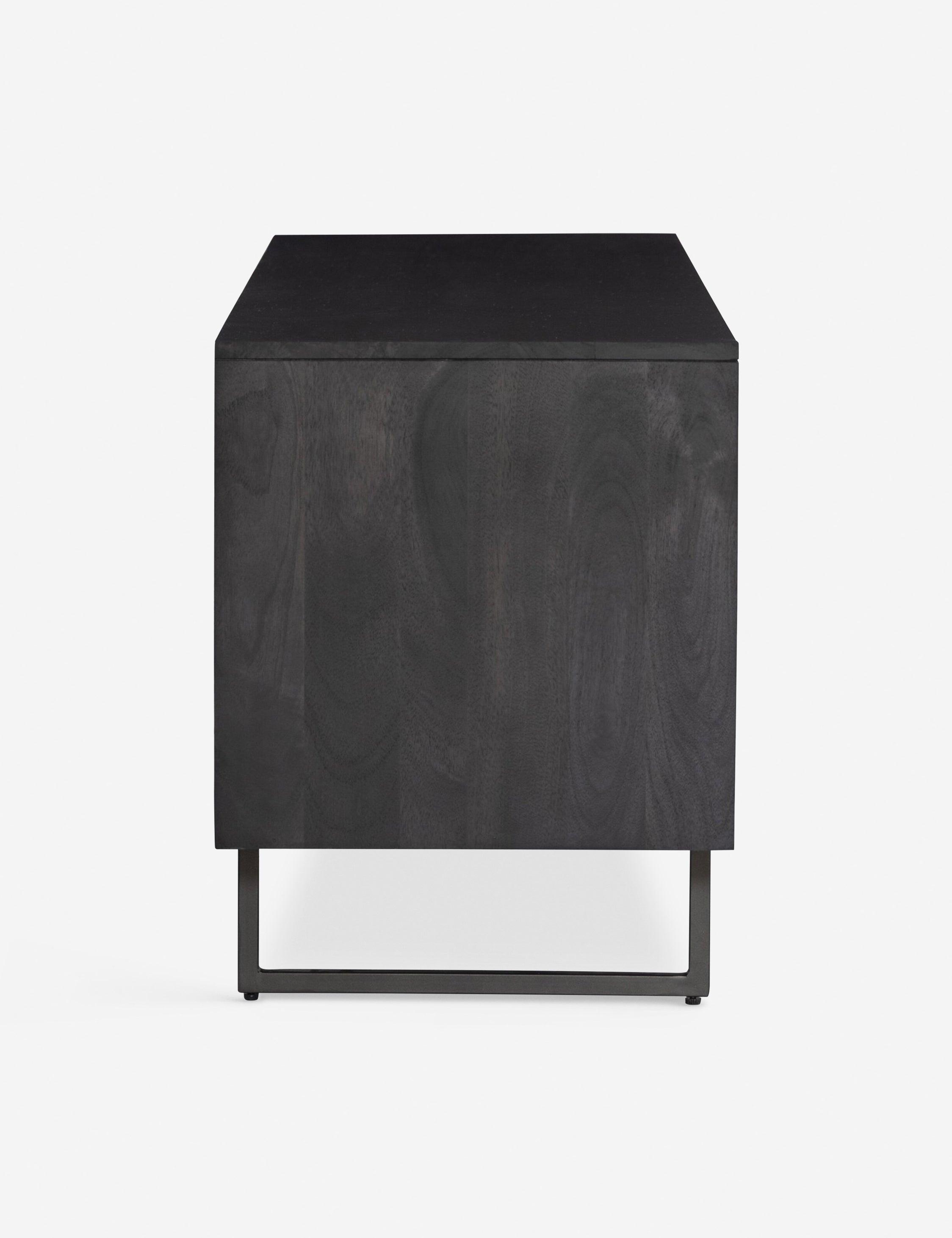 Hannah Media Console - Black and Black
