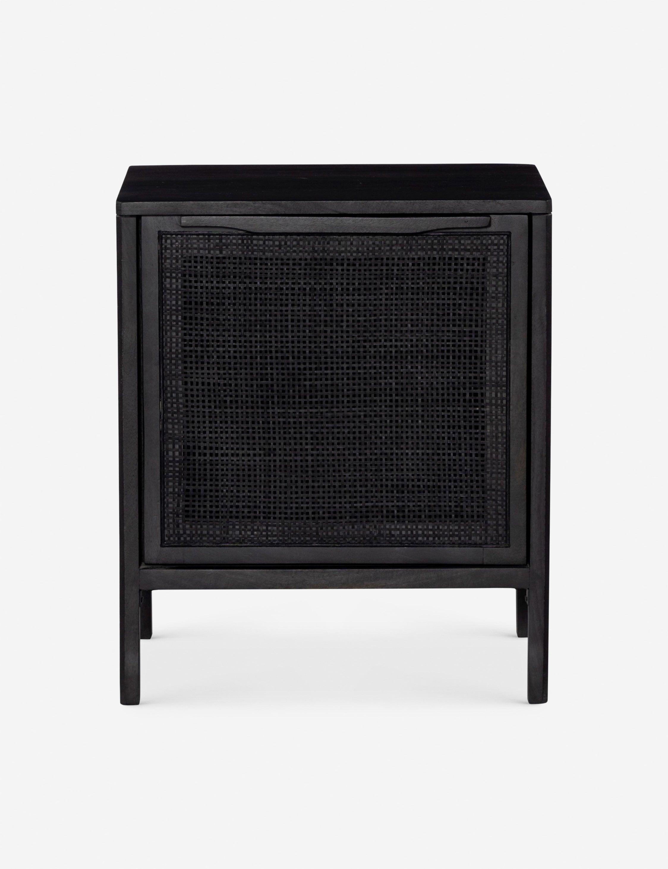 Hannah Nightstand - Black and Black / Left-Side