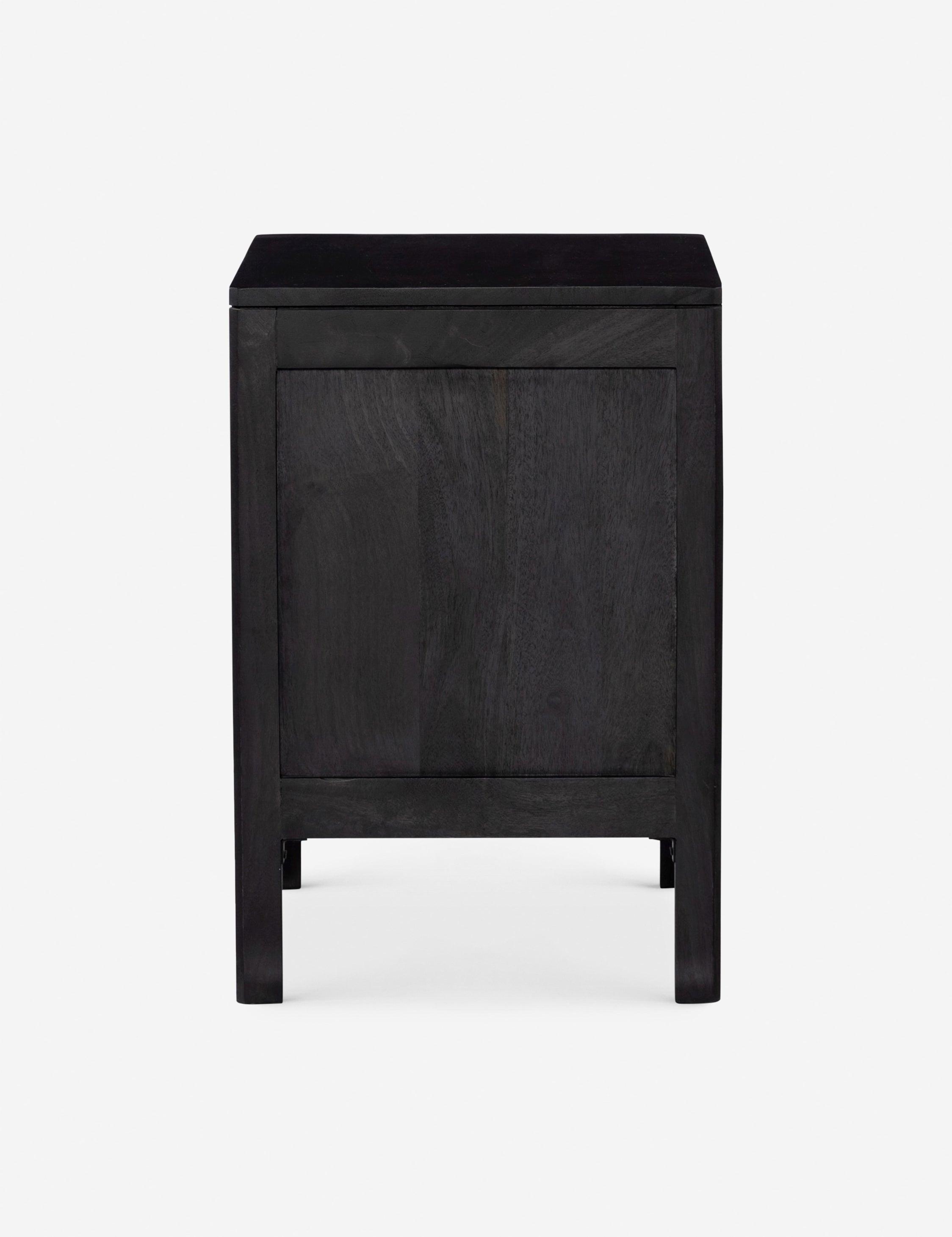 Hannah Nightstand - Black and Black / Left-Side