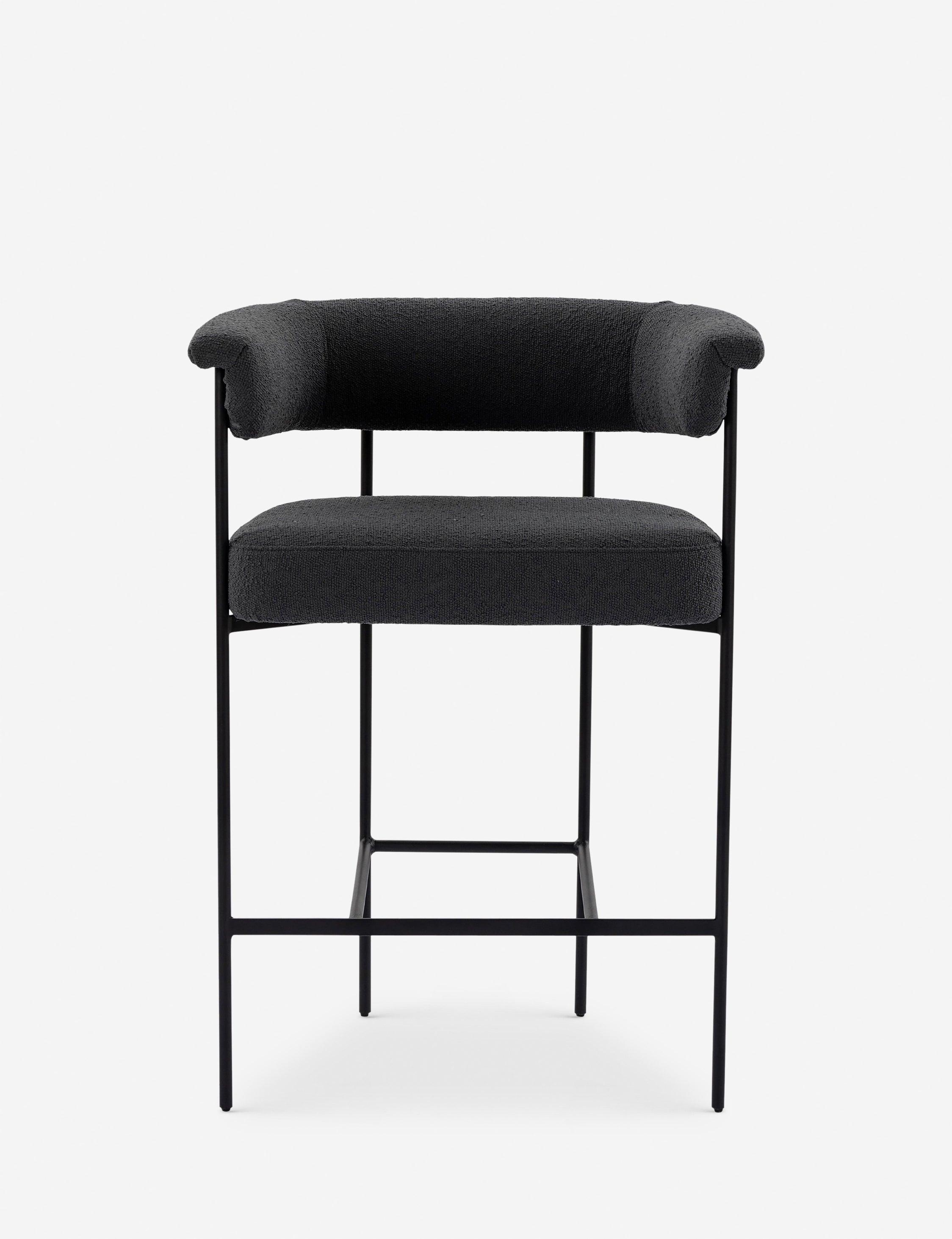 Kyleigh Counter Stool - Slate Boucle